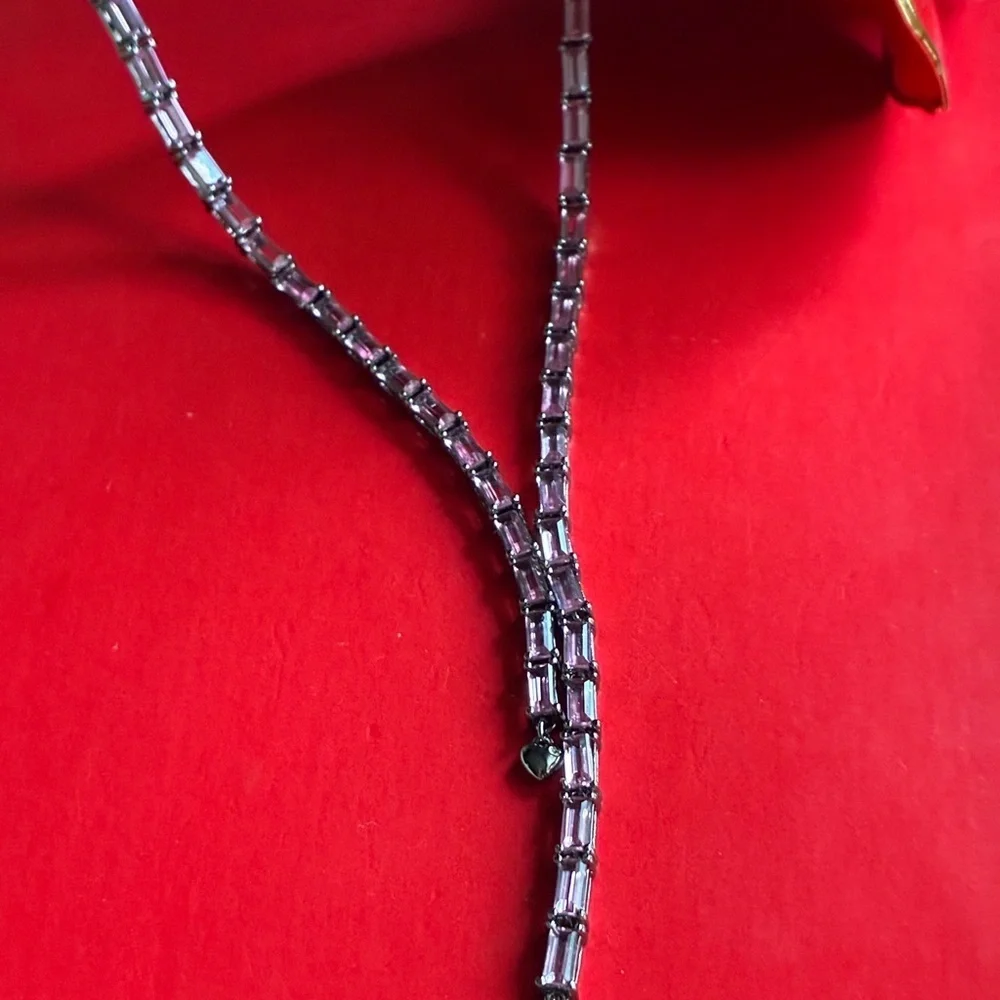 COACH Necklace,Black and pink Coach necklace